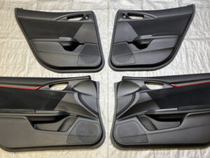 2017-2019 FK8 Honda Civic Type R Interior Door Panels / Set of 4