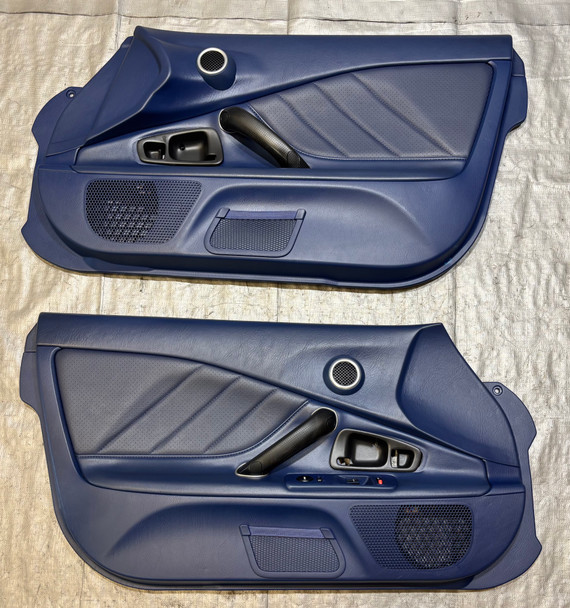 2002-2003 Honda S2000 Interior Door Panels / Pair / Blue