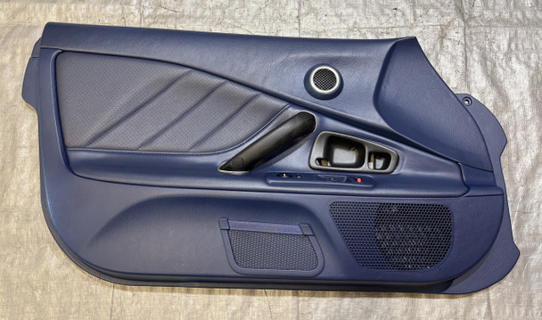 2002-2003 Honda S2000 Interior Door Panels / Pair / Blue - Image 2