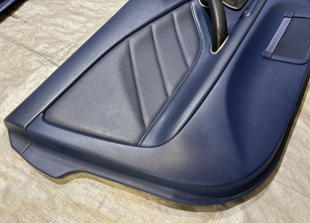 2002-2003 Honda S2000 Interior Door Panels / Pair / Blue - Image 3