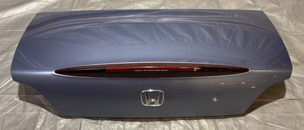 2000-2009 Honda S2000 OEM Trunk Lid Panel w/ Third Brake Light / Suzuka Blue Metallic
