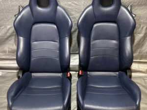 2000-2005 Honda S2000 OEM Blue Leather Seats / Pair