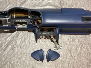 2002-2005 Honda S2000 OEM Instrument Dashboard Panel w/ Passenger Air Bag / Blue