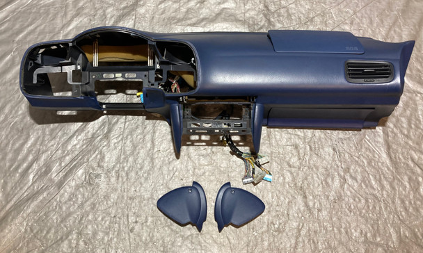 2002-2005 Honda S2000 OEM Instrument Dashboard Panel w/ Passenger Air Bag / Blue