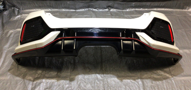 2017-2019 Honda Civic Type R FK8 Rear Bumper Cover w/ Trim