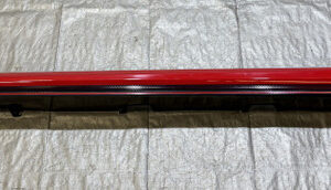 2017-2021 FK8 Honda Civic Type R Driver Side Skirt / Rocker Molding / Rallye Red