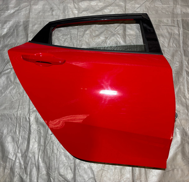 2017-2021 FK8 Honda Civic Type R Passenger Rear Door Assembly / Rallye Red - Image 2