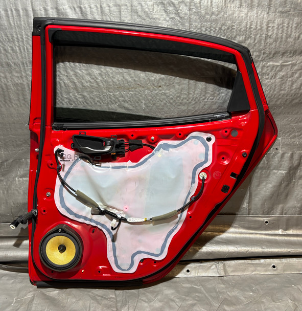 2017-2021 FK8 Honda Civic Type R Passenger Rear Door Assembly / Rallye Red - Image 3