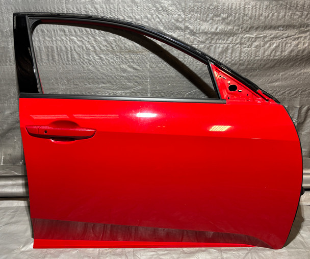 2017-2021 FK8 Honda Civic Type R Passenger Front Door Assembly / Rallye Red