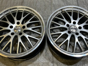 Pair of 18x8" TSW Snetterton Wheels Rims / 5x114.3 / *Minor Bend* / HS008