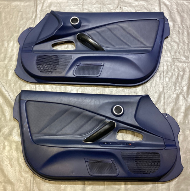 2002-2003 Honda S2000 Interior Door Panels / Pair / Blue