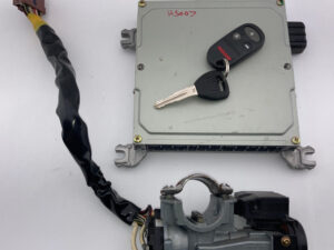 2000-2003 Honda S2000 ECU Engine Control Module w/ Ignition Switch Key Set / 37820PCXA01