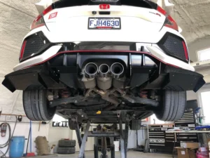 Aluminum Rear Diffuser 4 Pcs - Honda Civic Type R FK8 2017-2021