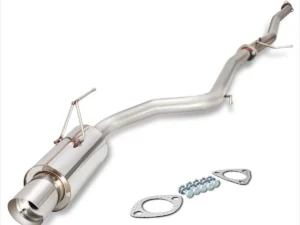 03-06 Honda Accord UC1 K24 4" Slanted Tip Muffler S.S Catback Exhaust System