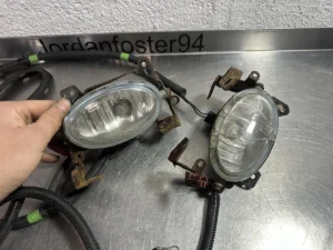 Honda Civic Type R Ep3 Facelift Front Fog lights With Wiring Loom Oem 2004-2006